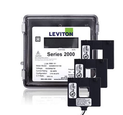 electric meter box leviton|Leviton series 2000 meters.